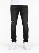 Focus Premium Clean Slim Denim in black wash, showcasing the slim fit and classic denim texture with subtle fading.