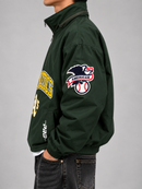 Pro Standard Oakland Athletics 'Pre Game' Zip Wind Jacket in Forest Green