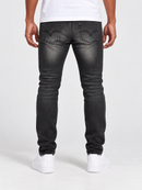 Waimea 'Padded Rips' slim fit Denim (Black Wash) M8727D