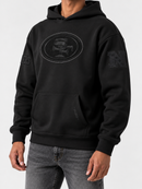 Pro Standard San Francisco 49ers 'Blackout' Drop Shoulder Hoodie (Black) FS45411070