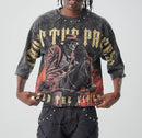 TAKER 'Trust the Process' Cropped T-Shirt (Black) T5201