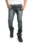 Frost Originals 'Amoto' Rhinestone Stacked Denim in Black Wash