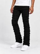 FWRD Distressed Frayed Stacked Denim (Jet Black) – FW-330347