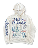 Highly Undrtd ‘Obsessive Culture' Hoodie in Sail