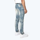 Smoke Rise ‘Rip’ Slim Fit Denim in Vespera Blue