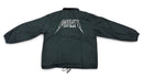 Men's Mint World Tour black windbreaker jacket with button-up design, lightweight and stylish men's outerwear.