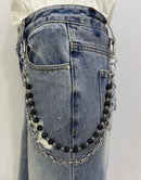 Kindred 'Rhinestone Ball' Pocket Chain in Black