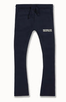 Kid's Jordan Craig 'Greatness' Stacked Sweatpants in Oreo