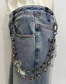 Kindred 'Skull' Pocket Chain in Silver