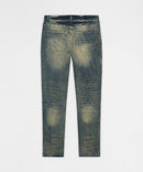 Reason 'Blasted' Distressed Denim in Blue