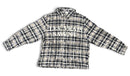 Men’s Rebel Denim 'Reigning Status' Long Sleeve Button Up Flannel in Grey
