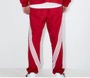 M. Society 'Outdoor' Nylon Pants in Crimson