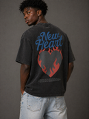 WRLDSNTS 'A New Heart' T-Shirt (Charcoal) - FRESH N FITTED