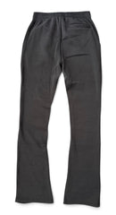 Spark 'No Risk No Reward' Stacked Sweats in Black