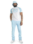Makobi 'Adorni' Reglan T-Shirt (Light Blue) M119 - FRESH N FITTED