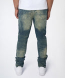 Reason 'Blasted' Distressed Denim in Blue