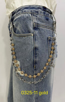 Kindred 'Rhinestone Ball' Pocket Chain in Gold
