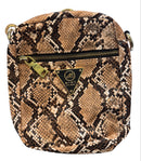 Mint Cobra Medium Cross Body Bag (Tan) - FRESH N FITTED