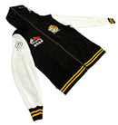 Men's Mint 'World Champions' full zip hoodie in black, featuring a comfortable fit and sporty design.