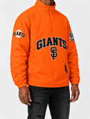 Pro Standard San Francisco Giants 'Pre Game' Zip Wind Jacket in Orange