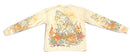 Men's Rebel Denim 'Mayham' Thermal Long Sleeve Shirt in Eggshell
