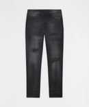 Reason 'Distressed' Denim in Washed Black