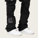 Smoke Rise 'Utility' Stacked Windbreaker Pants (Black) WP26S483