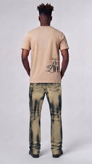 Makobi 'Sergio' Straight Cut Fit Denim in Brown Wash