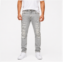 Waimea 'Flex' Distressed Skinny Denim in Grey Bleach