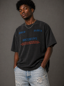 WRLDSNTS 'A New Heart' T-Shirt (Charcoal) - FRESH N FITTED