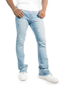 Frost Originals 'Amoto' Rhinestone Stacked Denim in Light Wash