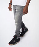 Reason 'Distressed' Denim in Grey