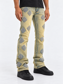 KDNK Rhinestone Jeans Blue KND4931