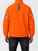Pro Standard San Francisco Giants 'Pre Game' Zip Wind Jacket in Orange