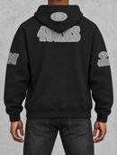 Black Pro Standard San Francisco 49ers reverse French terry fleece hoodie with team logo and design details.