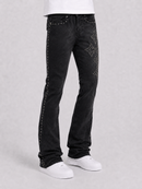 Original Fables Studs Cross Flared Jeans (Black) – G52-627