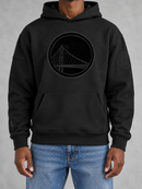 Pro Standard Golden State Warriors 'Blackout' Drop Shoulder Hoodie (Black) BGW5516450