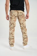 Taker 'Multi Pocket' Slim Straight Camo Pants (Desert Camo) T4093 - FRESH N FITTED