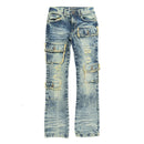Makobi Kids "Cesare" Stacked Denim (Vintage) B1968 - FRESH N FITTED