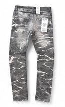 Evolution 'Combat Cargo' Slim Denim (Washed Black) EV-330265 - FRESH N FITTED