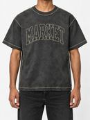 Men's Market 'Big Stitch' T-Shirt in Black
