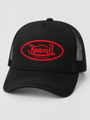 KML 'EARTH MADE' Trucker Hat (Black/Red)