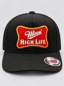 Muka 'Weed High Life' Snapback Hat (Black) S4437