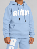 Kids Rawyalty 'RAW' Hoodie in Sky Blue