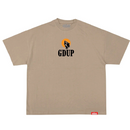 The Ground Up 'GDUP Logo' T-Shirt (Beige) - FRESH N FITTED