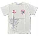 Highly Undrtd 'Enlightened Soul' T-Shirt in Chalk