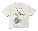 Highly Undrtd 'Thru The Smoke' Rhinestone Cropped T-Shirt in White