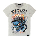 BEAR THE BEAMS KIDS 'Signal' T-Shirt (Grey) - FRESH N FITTED