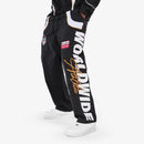 Men's Copper Rivet 'World Wide' Windbreaker Pants in Black