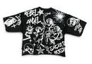 Switch 'Reborn' Cropped T-Shirt in Black